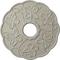 Ekena Millwork Terrones Butterfly Medallion (Canopies up to 3 7/8"), 17 7/8"OD x 3 7/8"ID x 1"P, Pot of Cream CM17TSPCC - alternate 1